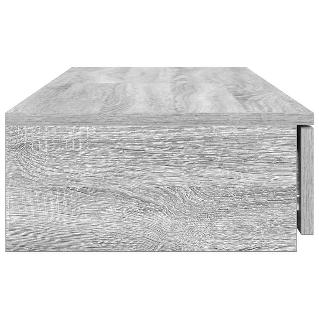 vidaXL Bettschubladen Graues Sonoma 120 x 36,5 x 16,5 cm Holzwerkstoff