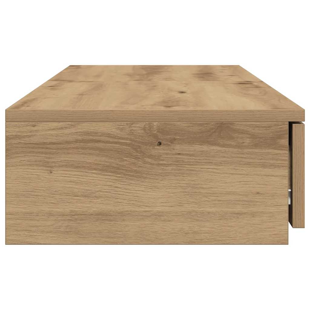 vidaXL Bettschubladen Artisan-Eiche 120 x 36,5 x 16,5 cm Holzwerkstoff