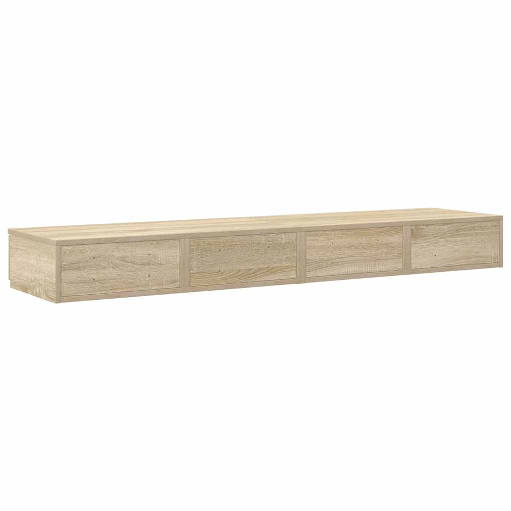 Bettschubladen Sonoma-Eiche 140 x 36,5 x 16,5 cm Holzwerkstoff