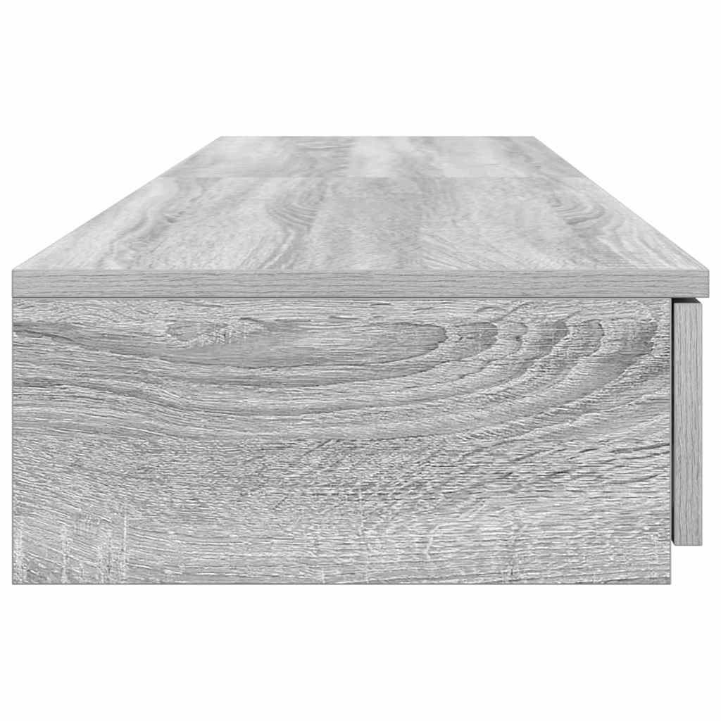 vidaXL Bettschubladen Graues Sonoma 140 x 36,5 x 16,5 cm Holzwerkstoff