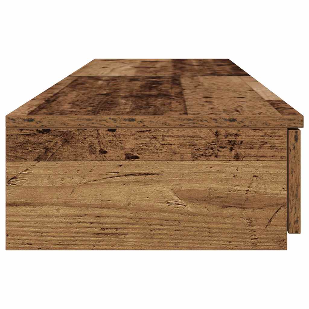 vidaXL Bettschubladen Altholz 140 x 36,5 x 16,5 cm Holzwerkstoff