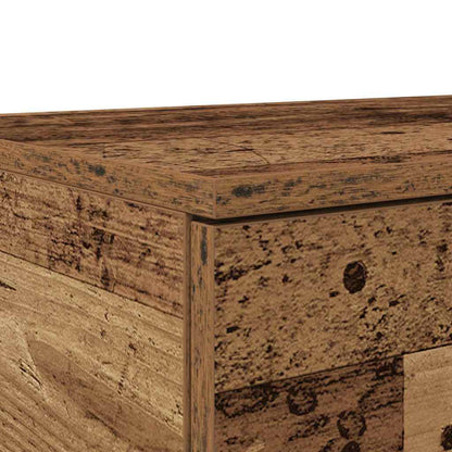 vidaXL Bettschubladen Altholz 150 x 36,5 x 16,5 cm Holzwerkstoff