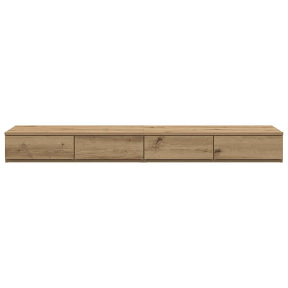 vidaXL Bettschubladen Artisan-Eiche 150 x 36,5 x 16,5 cm Holzwerkstoff
