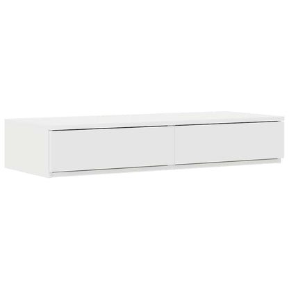 vidaXL Bettschubladen Weiß 75 x 36,5 x 16.5 cm Holzwerkstoff