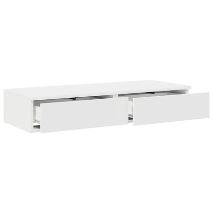 vidaXL Bettschubladen Weiß 75 x 36,5 x 16.5 cm Holzwerkstoff