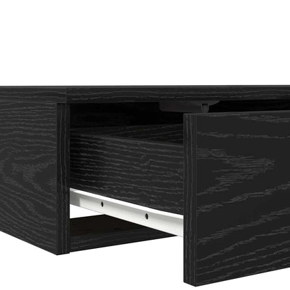 vidaXL Bettschubladen Schwarz Eichen-Optik 75 x 36,5 x 16.5 cm