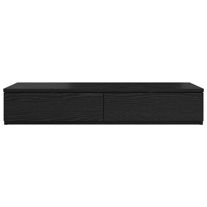 vidaXL Bettschubladen Schwarz Eichen-Optik 75 x 36,5 x 16.5 cm