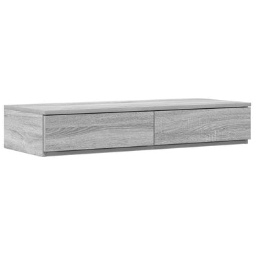 vidaXL Bettschubladen Graues Sonoma 75 x 36,5 x 16.5 cm Holzwerkstoff