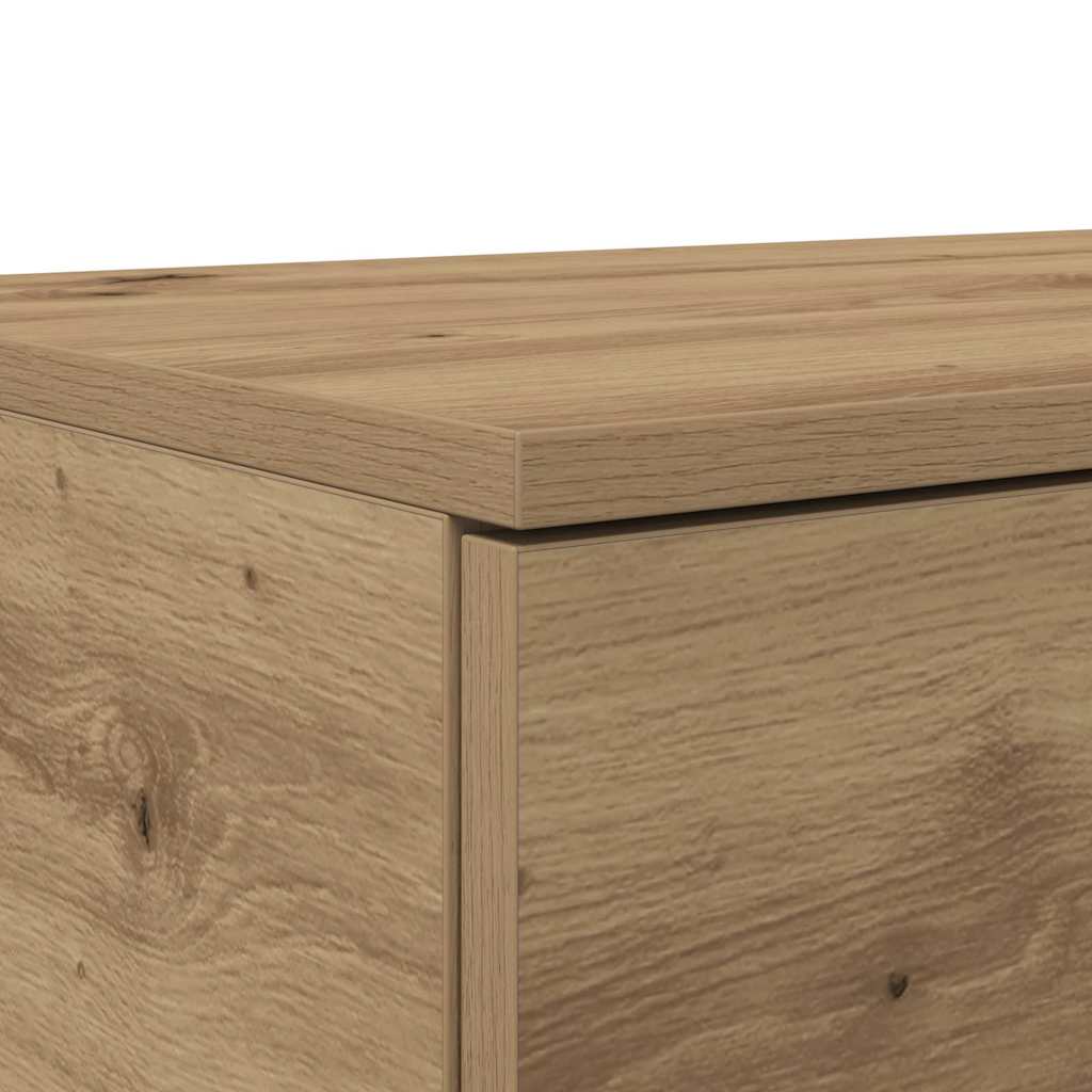 vidaXL Bettschubladen Artisan-Eiche 75 x 36.5 x 16.5 cm Holzwerkstoff