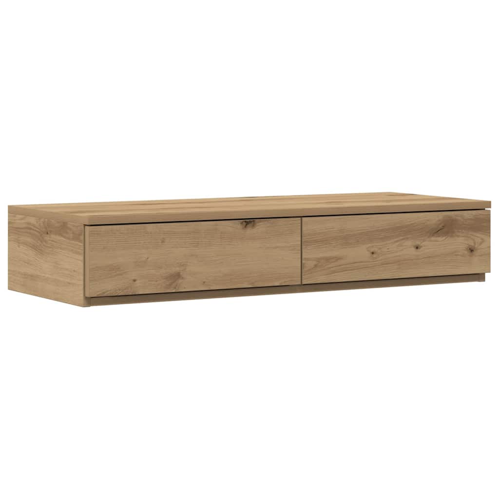 vidaXL Bettschubladen Artisan-Eiche 75 x 36.5 x 16.5 cm Holzwerkstoff