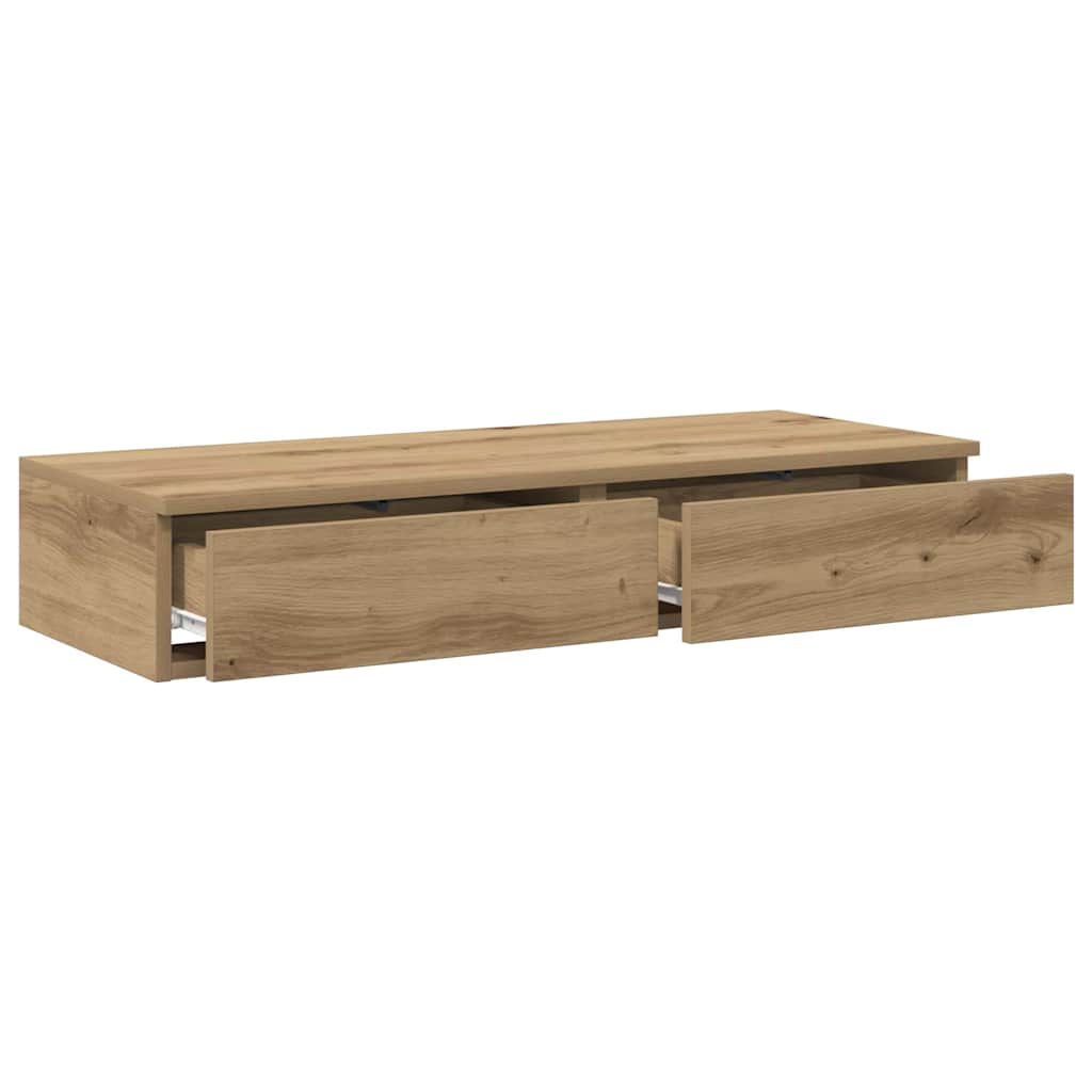 vidaXL Bettschubladen Artisan-Eiche 75 x 36.5 x 16.5 cm Holzwerkstoff