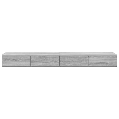 vidaXL Bettschubladen Graues Sonoma 160 x 36,5 x 16,5 cm Holzwerkstoff