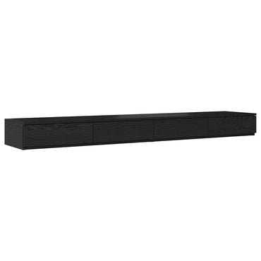 vidaXL Bettschubladen Schwarz Eichen-Optik 180 x 36,5 x 16,5 cm