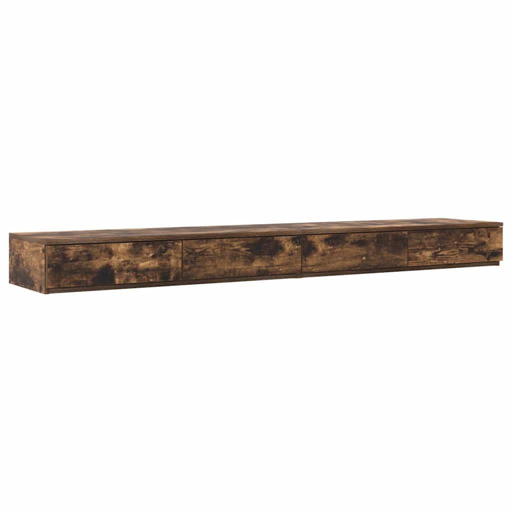 vidaXL Bettschubladen Geräucherte Eiche 180 x 36,5 x 16,5 cm