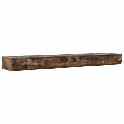 vidaXL Bettschubladen Geräucherte Eiche 180 x 36,5 x 16,5 cm