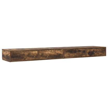 vidaXL Bettschubladen Geräucherte Eiche 180 x 36,5 x 16,5 cm