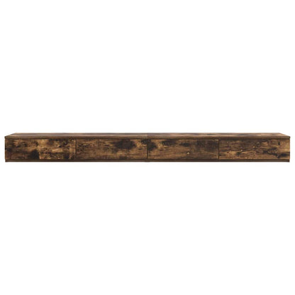 vidaXL Bettschubladen Geräucherte Eiche 180 x 36,5 x 16,5 cm