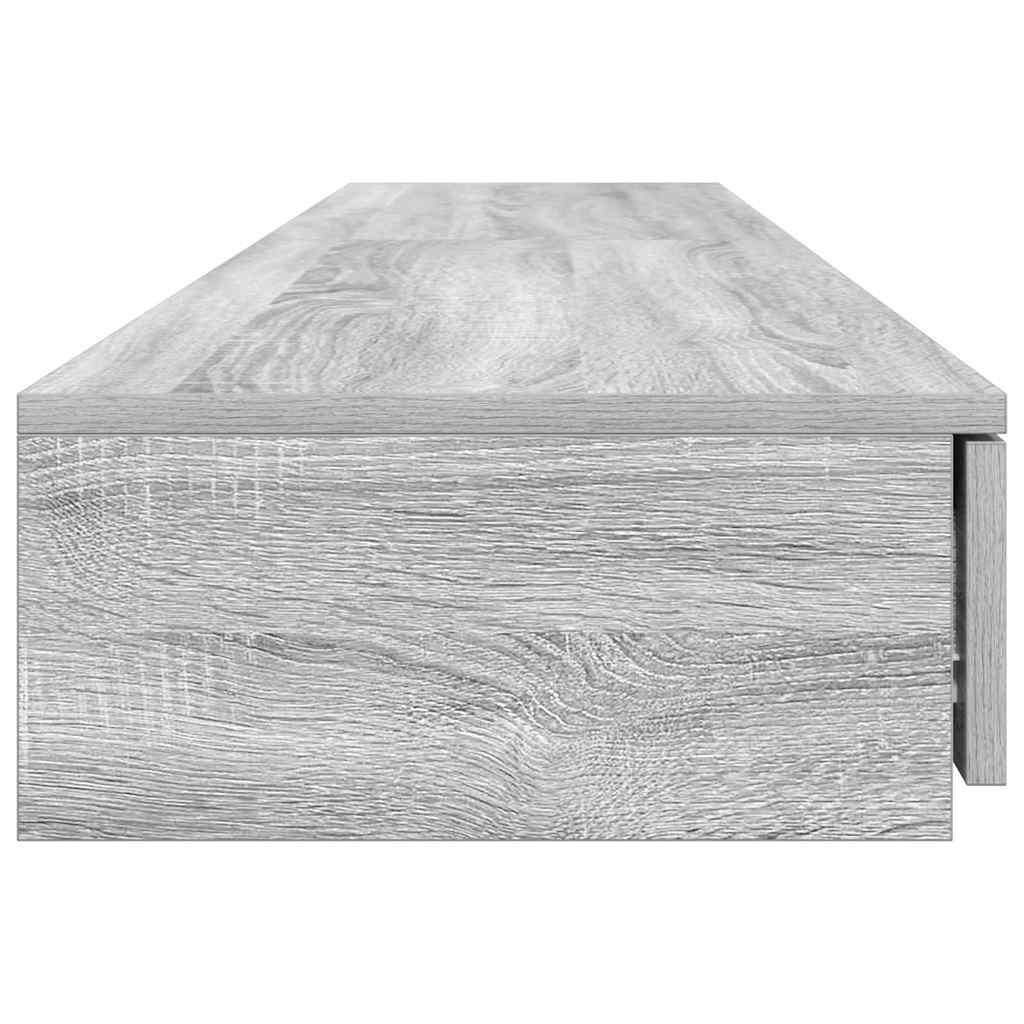 vidaXL Bettschubladen Graues Sonoma 180 x 36,5 x 16,5 cm Holzwerkstoff