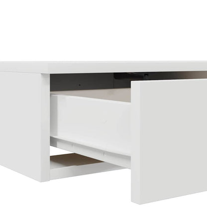 vidaXL Bettschubladen Weiß 135 x 36,5 x 16,5 cm Holzwerkstoff