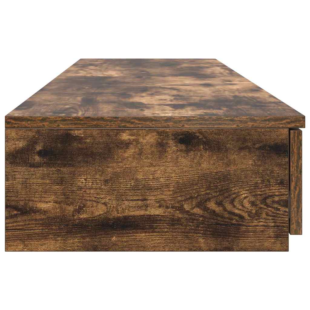 vidaXL Bettschubladen Geräucherte Eiche 135 x 36,5 x 16,5 cm
