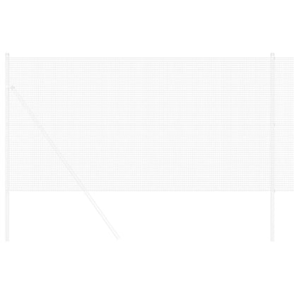 Geschweißter Drahtzaun Silber 1,4 x 10 m