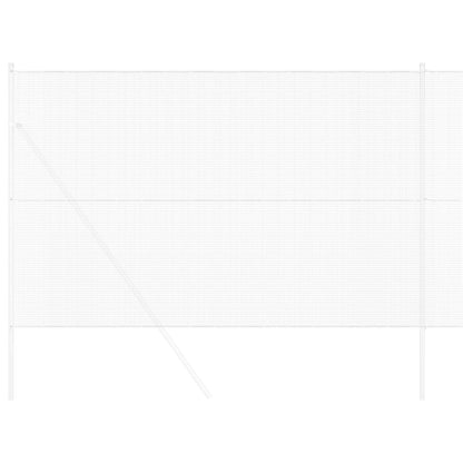 Geschweißter Drahtzaun Silber 1,6 x 10 m