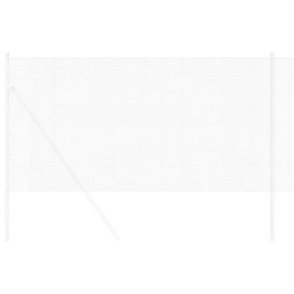 Geschweißter Drahtzaun Silber 1,2 x 25 m