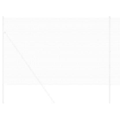 Geschweißter Drahtzaun Silber 1,5 x 50 m