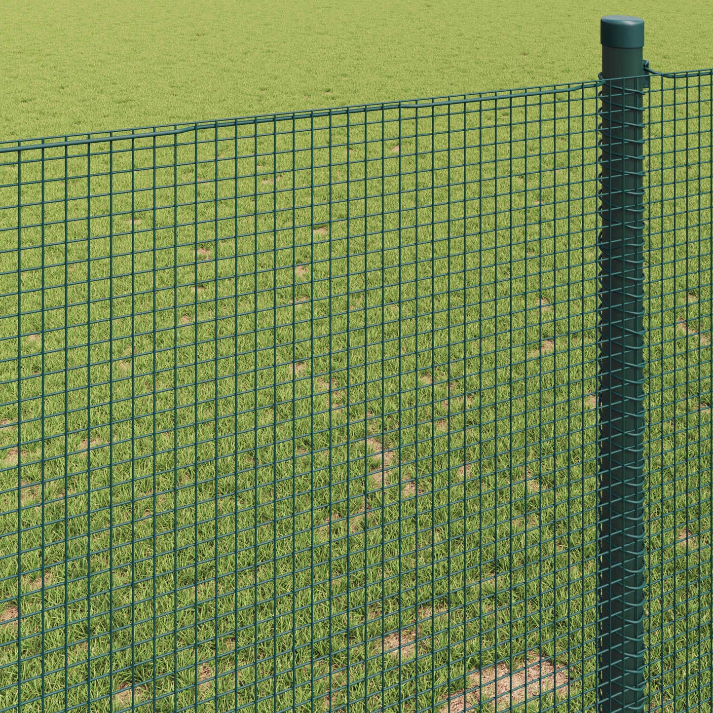 vidaXL Geschweißter Drahtzaun Grün 0,6 x 10 m