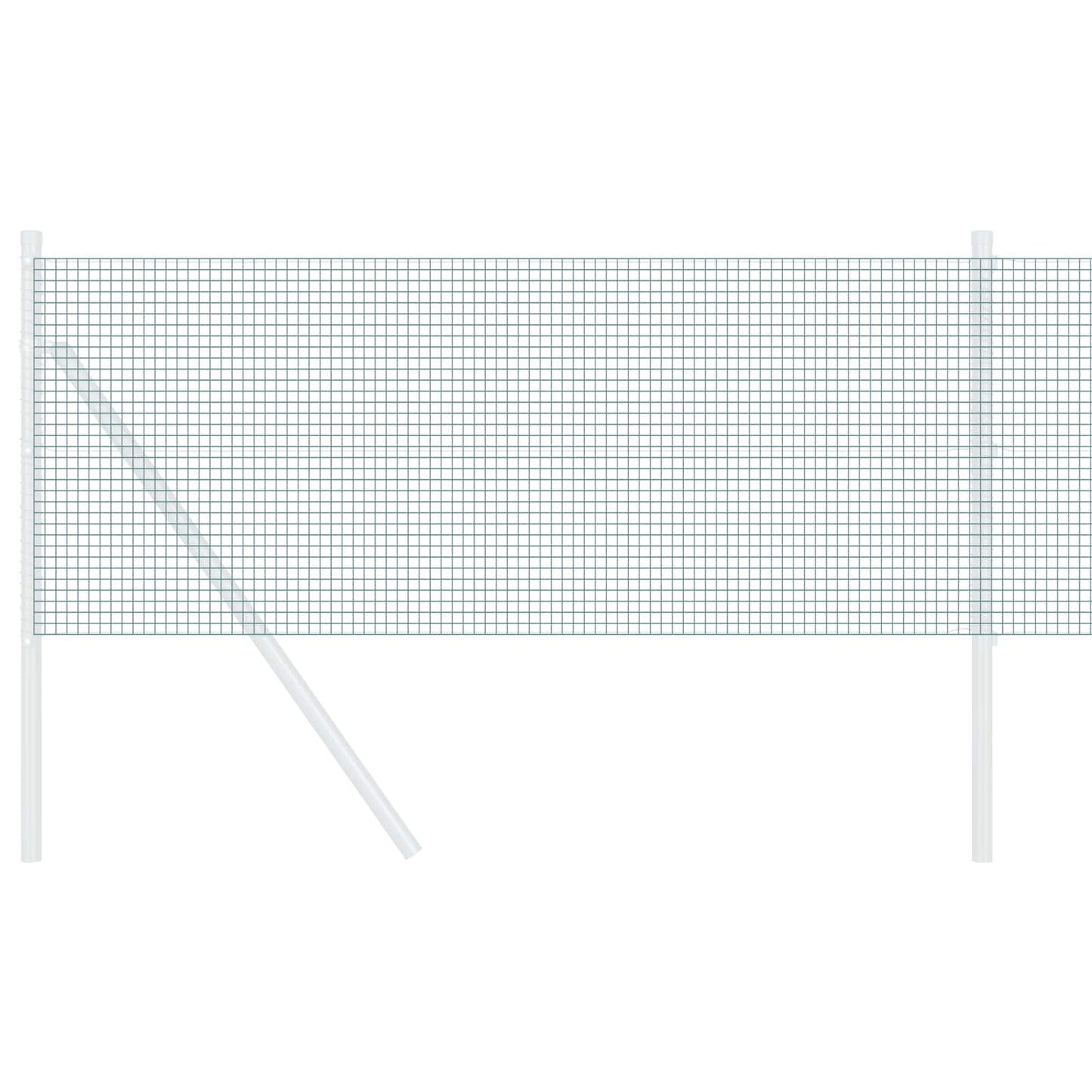 Geschweißter Drahtzaun Grün 0,6 x 10 m