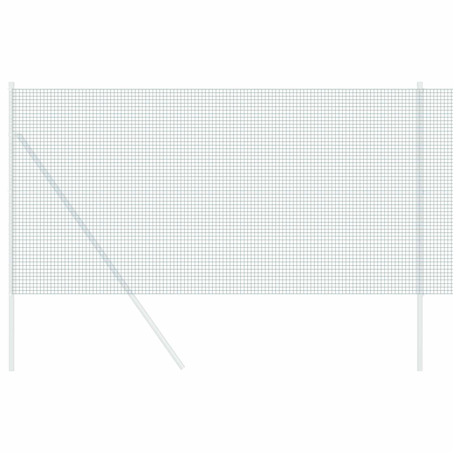 vidaXL Geschweißter Drahtzaun Grün 1,4 x 10 m