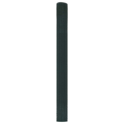 vidaXL Geschweißter Drahtzaun Grün 1,6 x 10 m