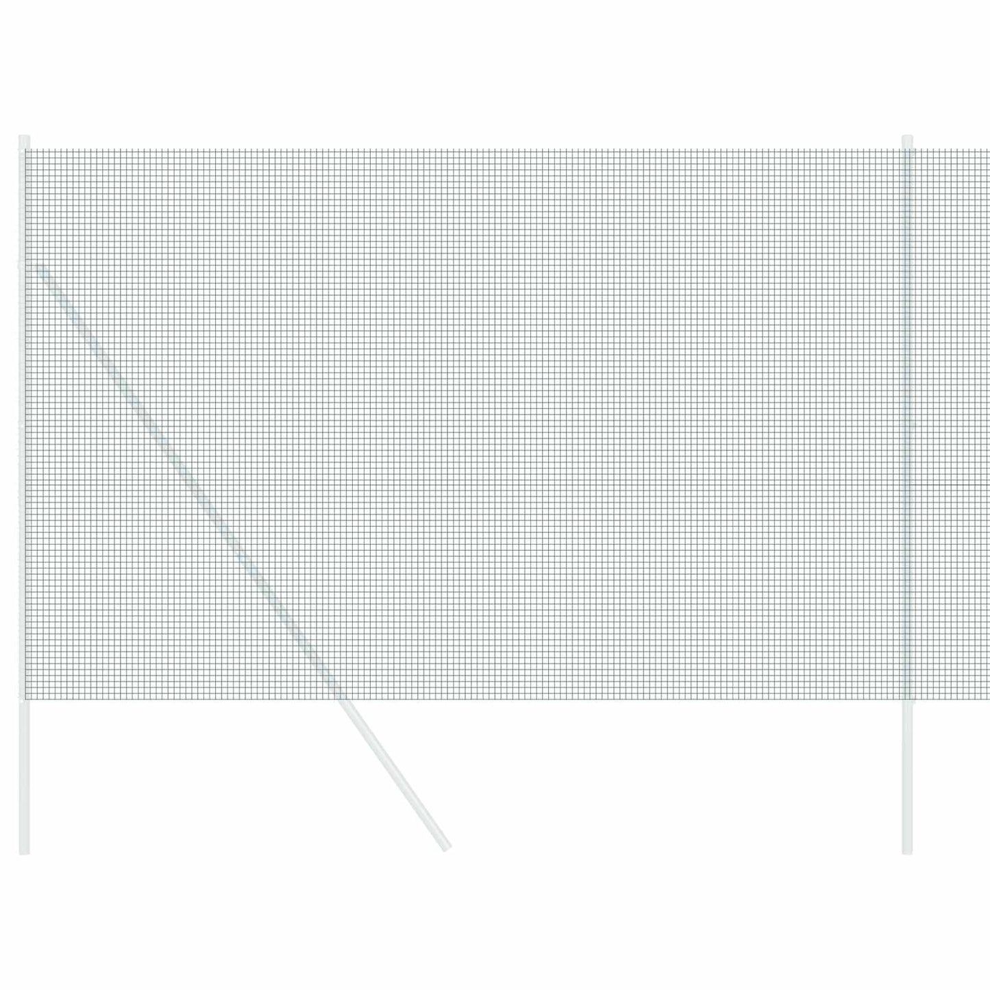 vidaXL Geschweißter Drahtzaun Grün 1,6 x 10 m