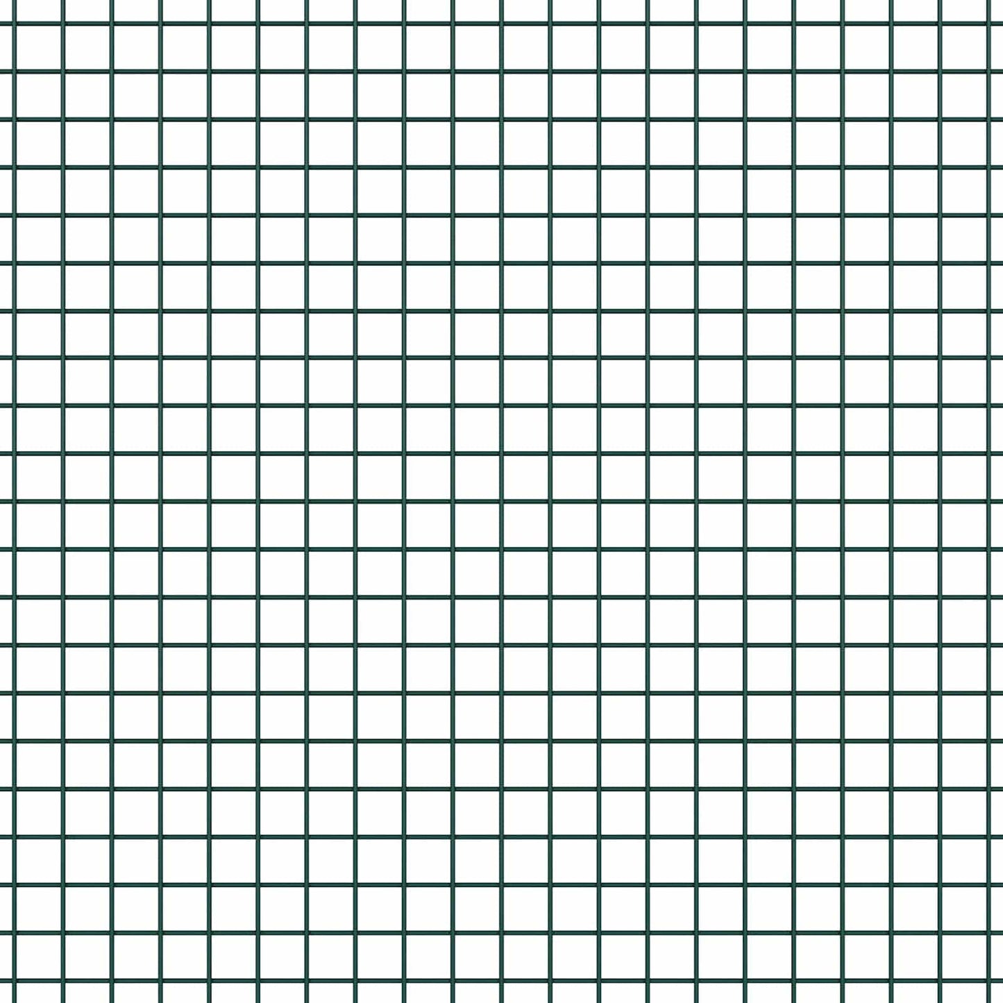 vidaXL Geschweißter Drahtzaun Grün 0,4 x 25 m