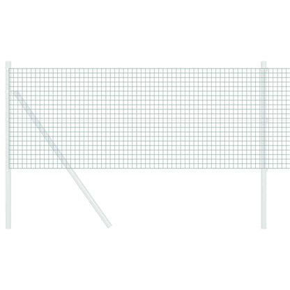 vidaXL Geschweißter Drahtzaun Grün 0,8 x 25 m
