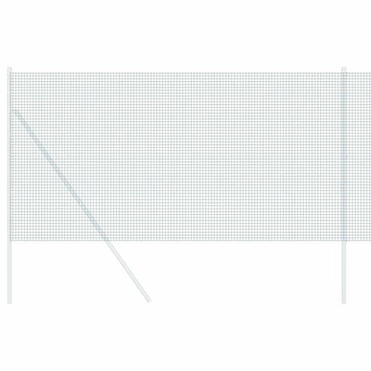 vidaXL Geschweißter Drahtzaun Grün 1,4 x 25 m