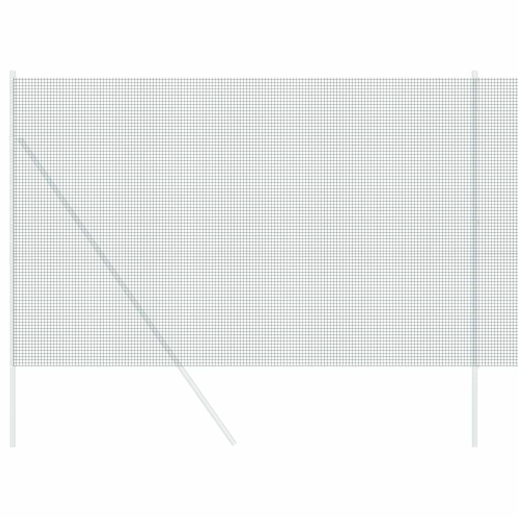 vidaXL Geschweißter Drahtzaun Grün 1.6 x 25 m