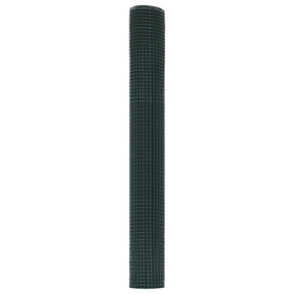vidaXL Geschweißter Drahtzaun Grün 1,2 x 50 m