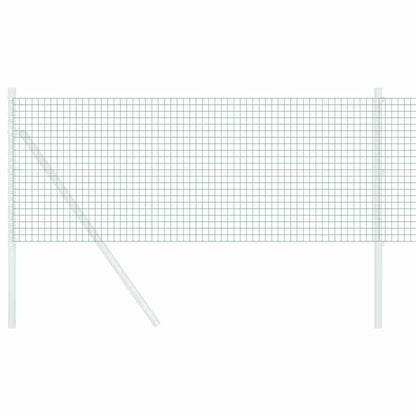 vidaXL Geschweißter Drahtzaun Grün 0,4 x 100 m