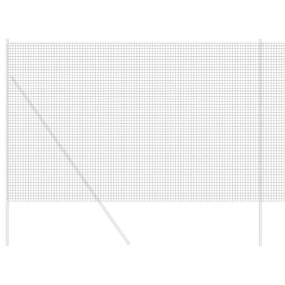 Geschweißter Drahtzaun Grau 1,6 x 10 m