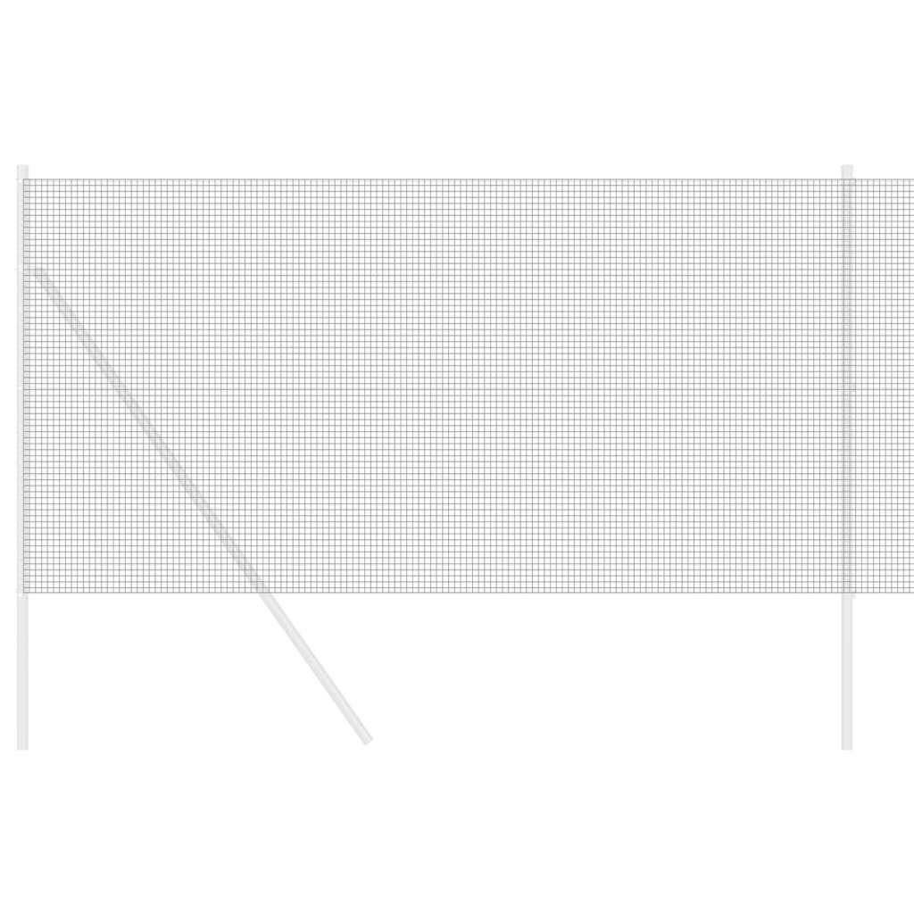 Geschweißter Drahtzaun Grau 1,2 x 25 m