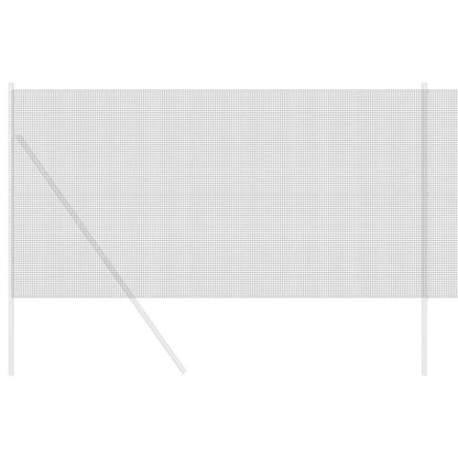 vidaXL Geschweißter Drahtzaun Grau 1,2 x 50 m