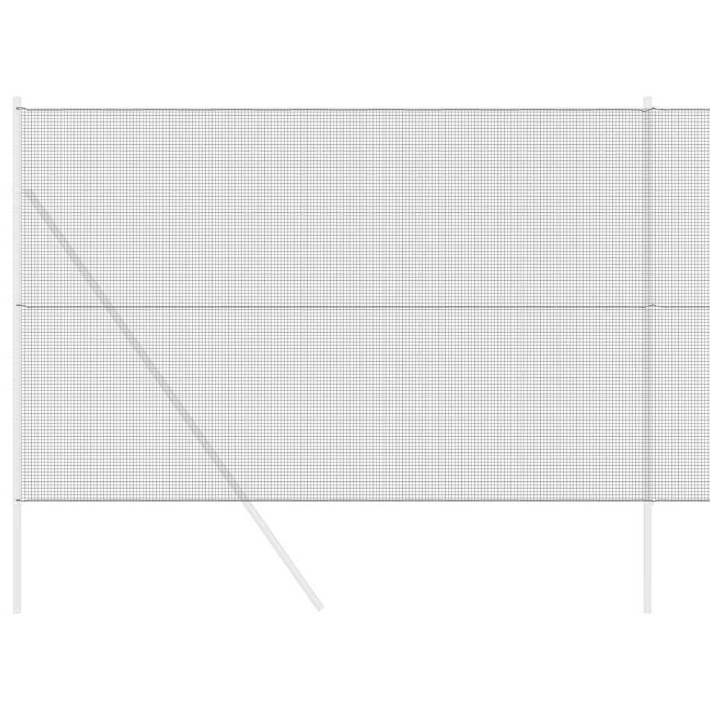 Geschweißter Drahtzaun Grau 1,5 x 50 m