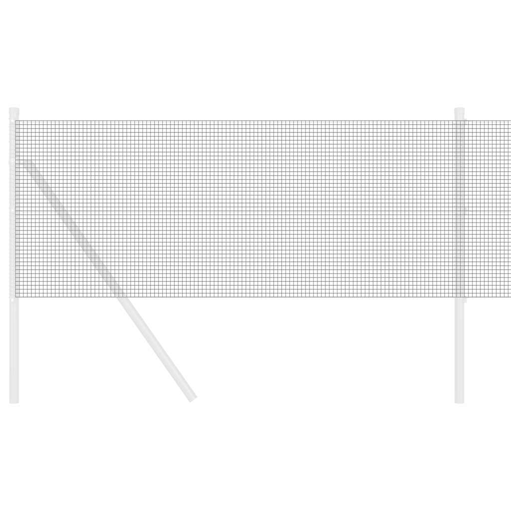 Geschweißter Drahtzaun Grau 0,4 x 100 m