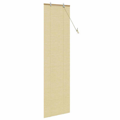 vidaXL Store enrouleur avec rideaux Naturel 60 x 220 cm Bambou