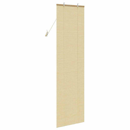 vidaXL Store enrouleur avec rideaux Naturel 60 x 220 cm Bambou