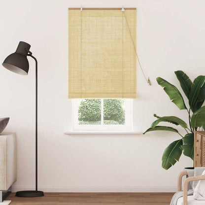 vidaXL Rouleau avec stores Naturel 80 x 220 cm Bambou