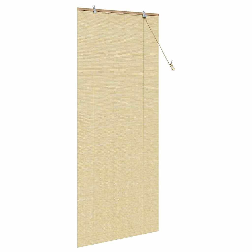 vidaXL Rouleau avec stores Naturel 80 x 220 cm Bambou