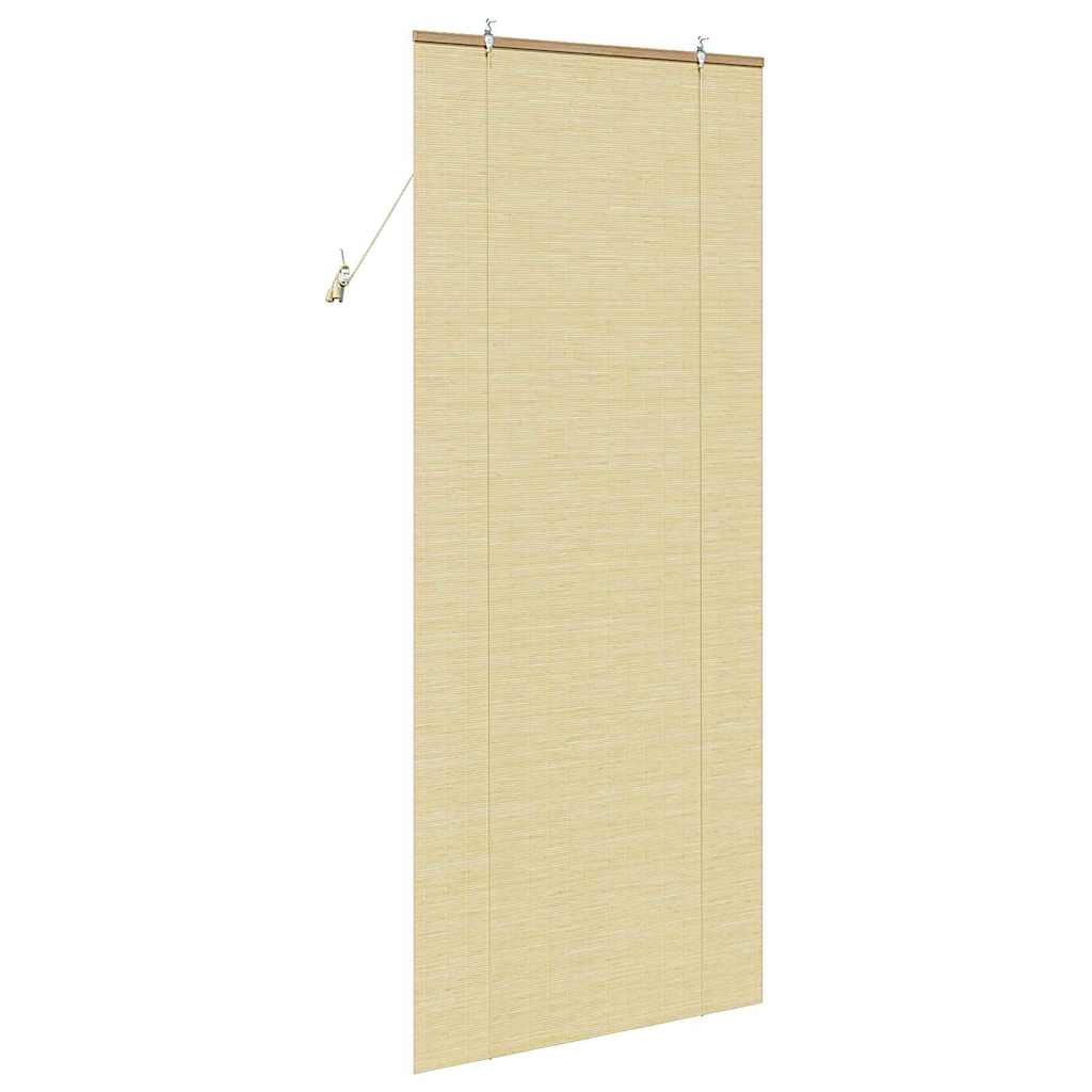 vidaXL Rouleau avec stores Naturel 80 x 220 cm Bambou