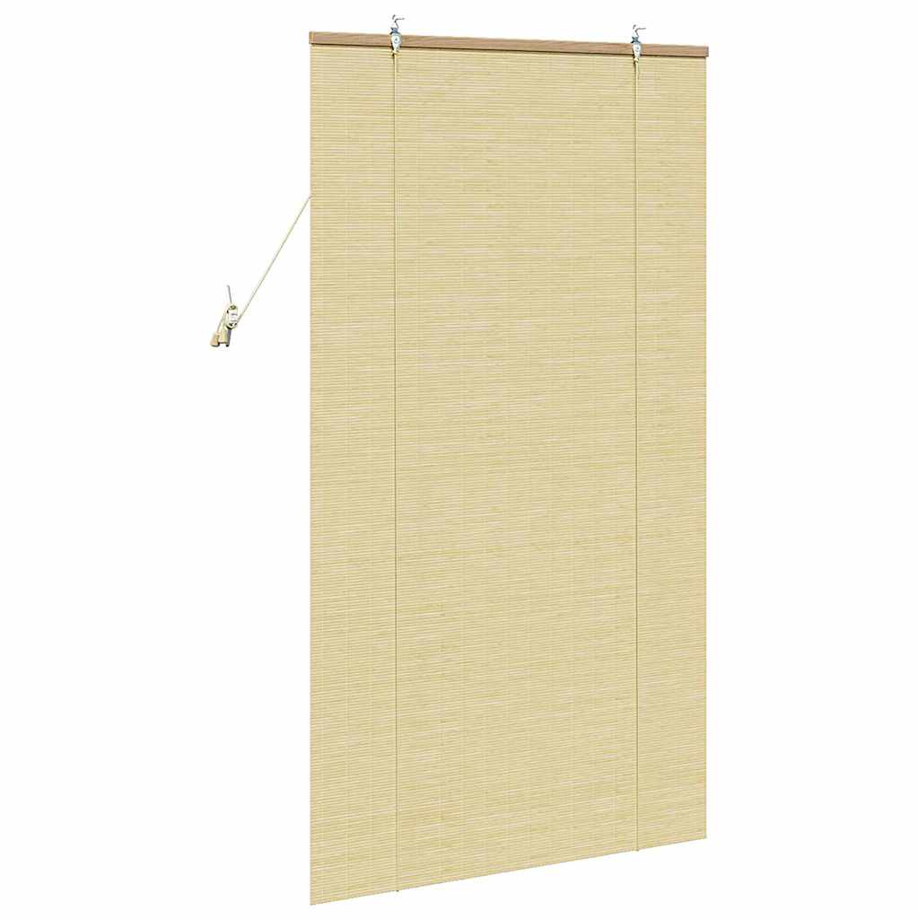 vidaXL Store enrouleur avec rideaux naturel 90 x 160 cm Bambou